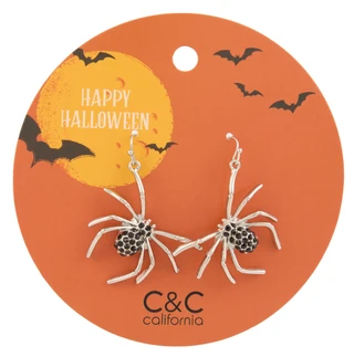 Thumbnail 1: C&C California Halloween Spider Dangle Earrings 