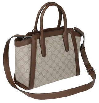 Thumbnail 2: NINE WEST Lattice Logo Zippered Cross Body with Key Chain 