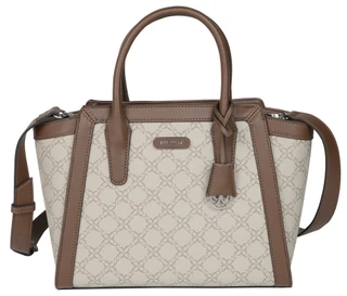 Thumbnail 1: NINE WEST Lattice Logo Zippered Cross Body with Key Chain 