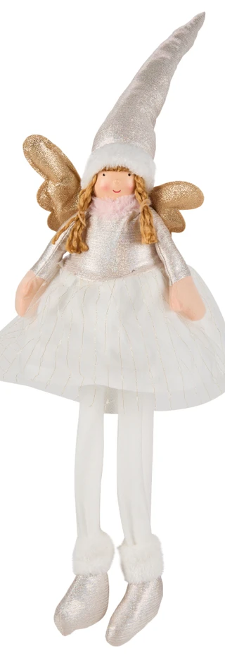 Thumbnail 1: Magical Season 30 in Christmas Angel in Dress & Santa Hat Decor 