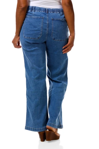 Thumbnail 2: Royalty For ME Women's Plus Drawstring Jeans 