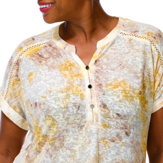 Thumbnail 2: Cocomo Women's Plus Floral Top  