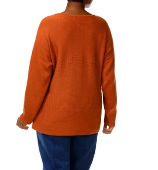 Thumbnail 2: ADRIENNE VITTADINI Women's Plus Whiskey Weather Knit Top 