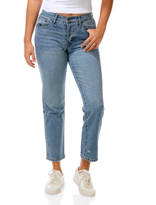 Thumbnail 1: Oliver Logan Women's Ludlow Mid Rise Relaxed Jeans 