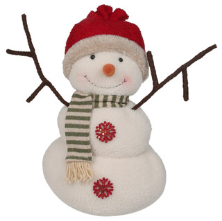 Thumbnail 1: Magical Season 14 in Smiling Snowman with Hat & Scarf Decor 
