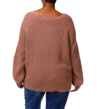 Thumbnail 4: Sanctuary Women's Plus Cable Knit Sweater  