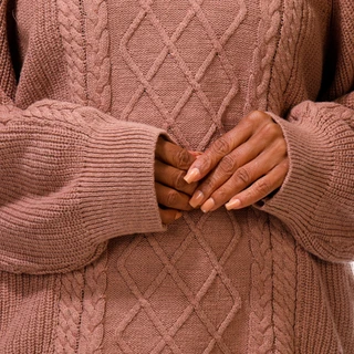 Thumbnail 5: Sanctuary Women's Plus Cable Knit Sweater  