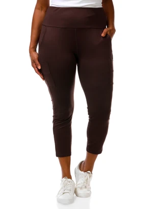 Thumbnail 1: Bally Total Fitness Women's Plus Active High Rise Leggings 