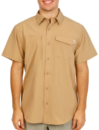 Thumbnail 1: REEL LEGENDS Men's UPF 50 Button Down Shirt 