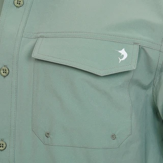 Thumbnail 2: REEL LEGENDS Men's UPF 50 Button Down Shirt 