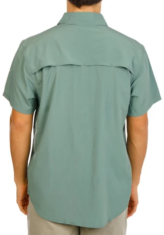 Thumbnail 3: REEL LEGENDS Men's UPF 50 Button Down Shirt 