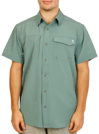 Thumbnail 1: REEL LEGENDS Men's UPF 50 Button Down Shirt 