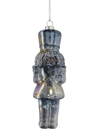 Thumbnail 2: Magical Season Blue Nutcracker Glass Ornament 
