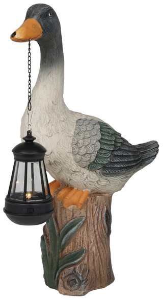 Thumbnail 1: Fancy That 17 In Solar Duck with Lantern Figurine 