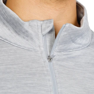Thumbnail 3: REEL LEGENDS Men's Honeycomb Heather Long Sleeve Pullover w/ Quarter Zip 