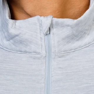 Thumbnail 4: REEL LEGENDS Men's Honeycomb Heather Long Sleeve Pullover w/ Quarter Zip 