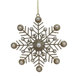 Thumbnail 1: Magical Season Champagne Snowflake Ornament 