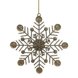 Thumbnail 2: Magical Season Champagne Snowflake Ornament 