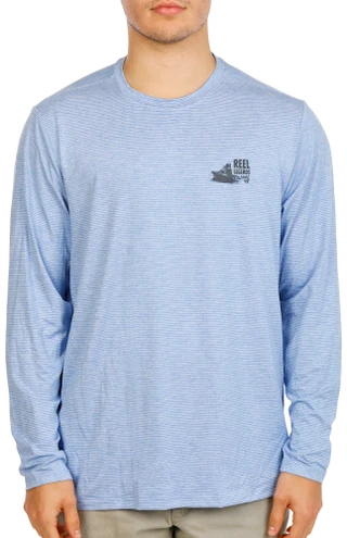 Thumbnail 2: REEL LEGENDS Men's Long Sleeve UPF 50+ Moisture Wicking Shirt 