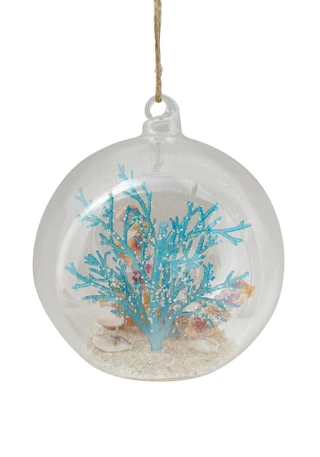 Thumbnail 2: Magical Season Coral in Dome Glass Ornament 
