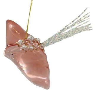 Thumbnail 1: Magical Season Pink Stingray Glass Ornament 