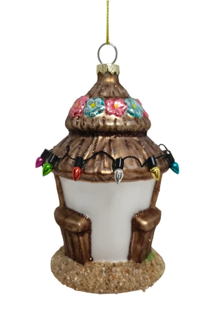 Thumbnail 2: Magical Season Blue Beach Pail Glass Ornament 