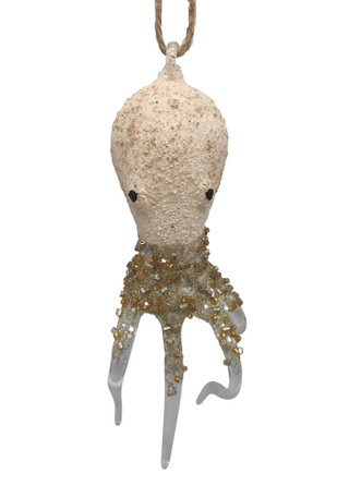 Thumbnail 1: Magical Season Glass Octopus with Beads Ornament 