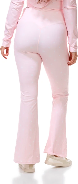 Thumbnail 2: Happy Camp3r Juniors Active Snow Angel High-Rise Flare Leggings 