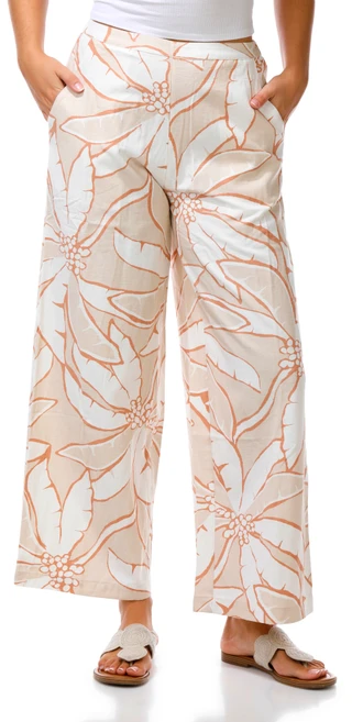Thumbnail 1: BILLABONG Juniors Tropic Breeze Elastic Wide Leg Pants 