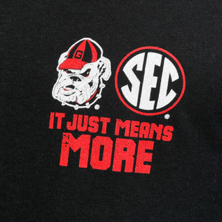 Thumbnail 2: Georgia Bulldogs Men's Short Sleeve Graphic Crew Neck Tee 