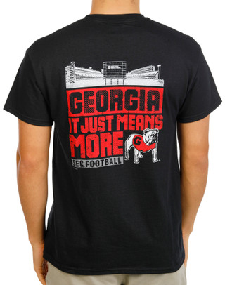 Thumbnail 1: Georgia Bulldogs Men's Short Sleeve Graphic Crew Neck Tee 