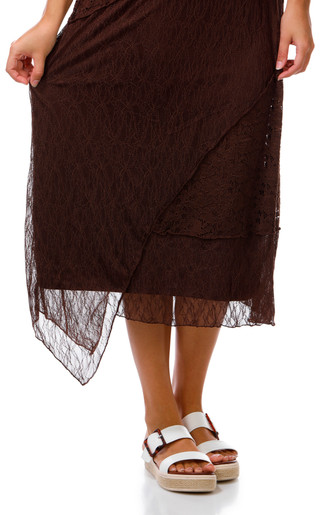 Thumbnail 2: Trixxi Juniors Sleeveless Lace Maxi Dress 