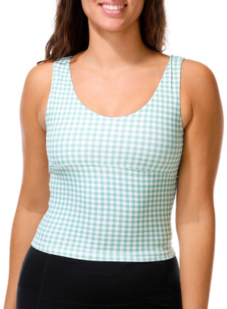 Thumbnail 1: Happy Camp3r Juniors Active Gingham Harper Top 