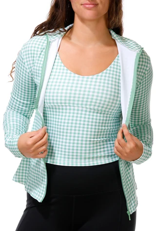 Thumbnail 4: Happy Camp3r Juniors Active Gingham Harper Top 