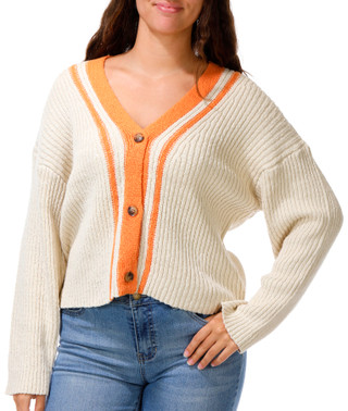 Thumbnail 1: BY TOGETHER Juniors Button Front Cardigan 