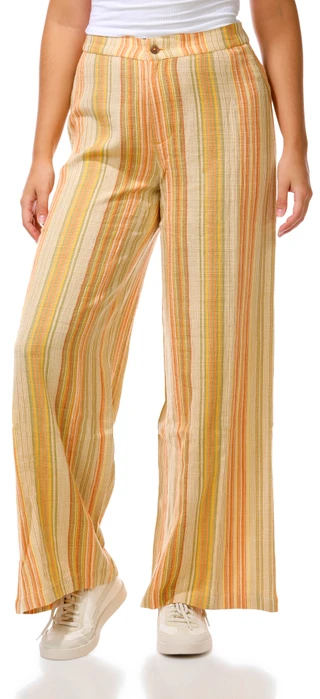 Thumbnail 1: BILLABONG Juniors Wide Leg Striped Elastic Pants 