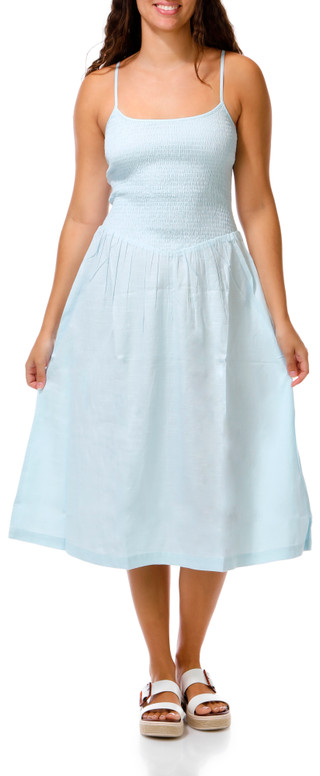Thumbnail 1: BILLABONG Juniors Flowy Smocked Midi Dress 