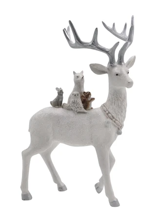 Thumbnail 1: Magical Season 16" Glitter Deer Decoration 