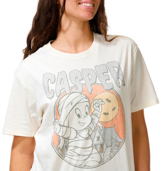 Thumbnail 2: Casper The Friendly Ghost Juniors Graphic Boyfriend Tee 