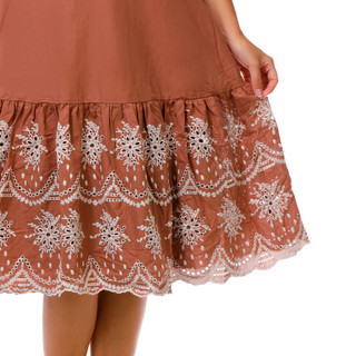 Thumbnail 3: Trixxi Juniors Boho Embroidered Midi Dress  