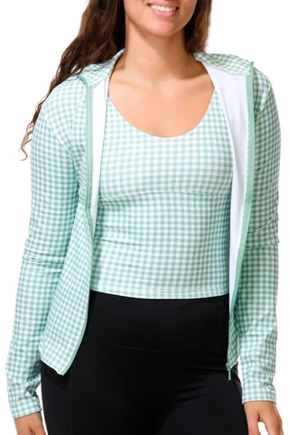 Thumbnail 3: Happy Camp3r Juniors Active Gingham Harper Jacket  
