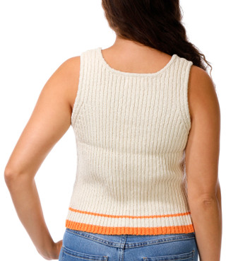 Thumbnail 2: BY TOGETHER Juniors Sleeveless Scoop Neck Sweater 