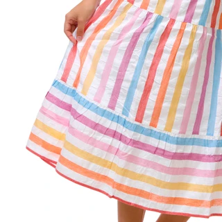 Thumbnail 3: DRA Women's Woven Striped Maxi Skirt 