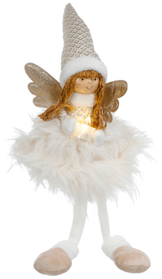 Thumbnail 1: Magical Season 27in Christmas Angel with LED Candle 
