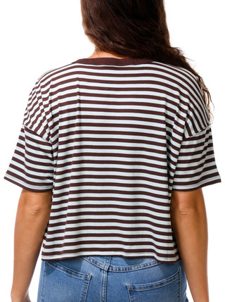 Thumbnail 2: Pink Rose Juniors Short Sleeve Henley Top 