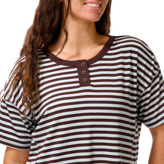 Thumbnail 3: Pink Rose Juniors Short Sleeve Henley Top 