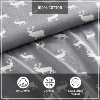 Thumbnail 7: Eddie Bauer Eddie Bauer Elk Grove Flannel Sheet Set 