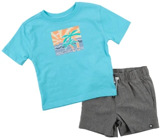 Thumbnail 1: Quiksilver Toddler Boys 2 Pc Surfer Shorts Set 