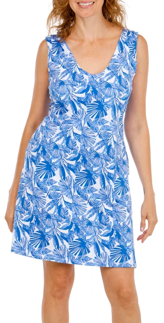 Thumbnail 1: REEL LEGENDS Women's Beach To Bar Pasadena Palm Dress 