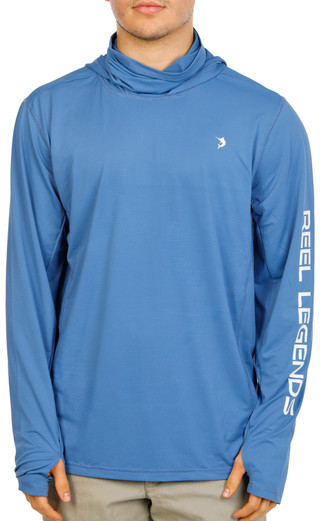 Thumbnail 1: REEL LEGENDS Men's Long Sleeve UPF 50+ Hoodie 